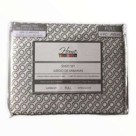 Sábanas Denver Home Accents 4 Piezas - FULL