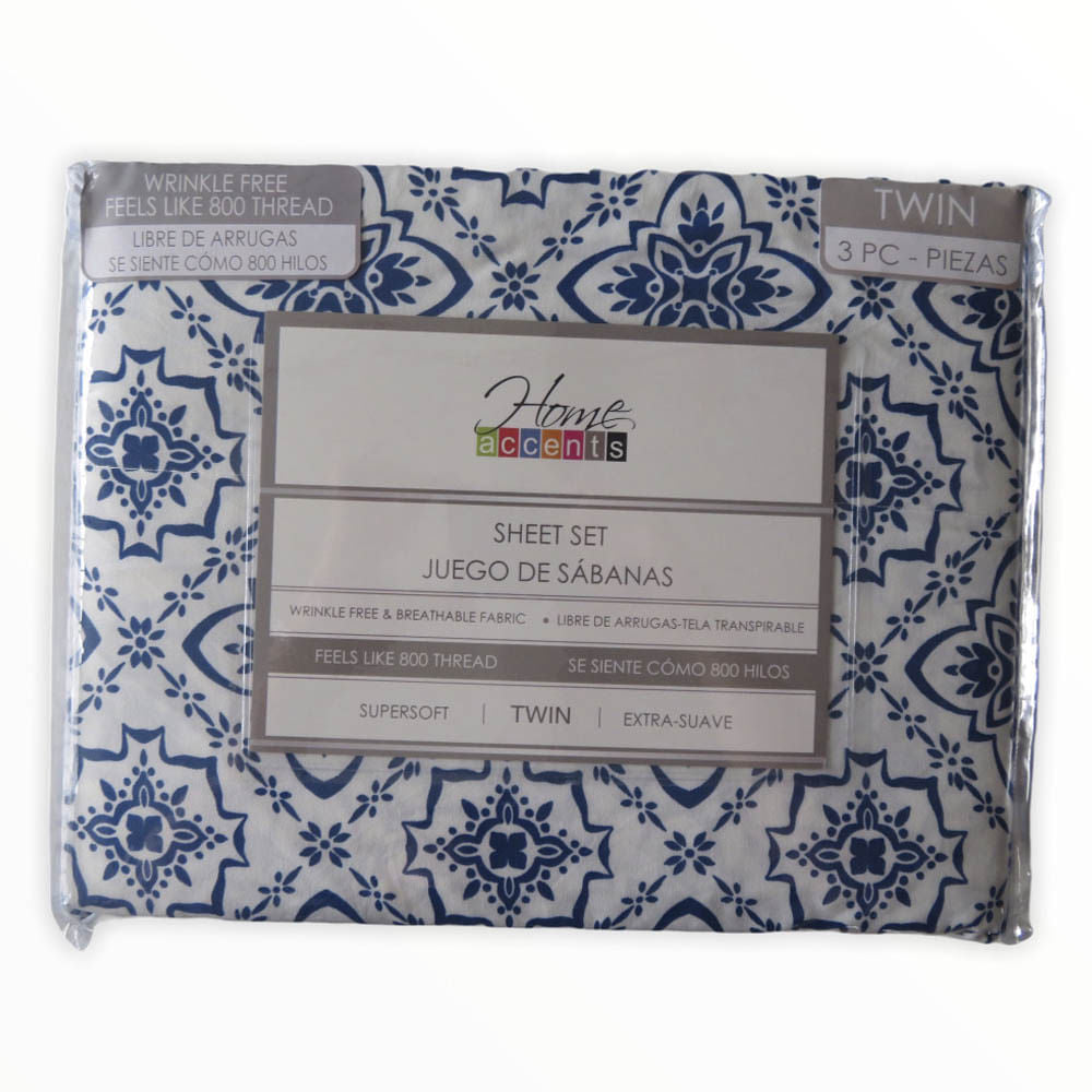 Sábanas London Home Accents 3 Piezas - TWIN