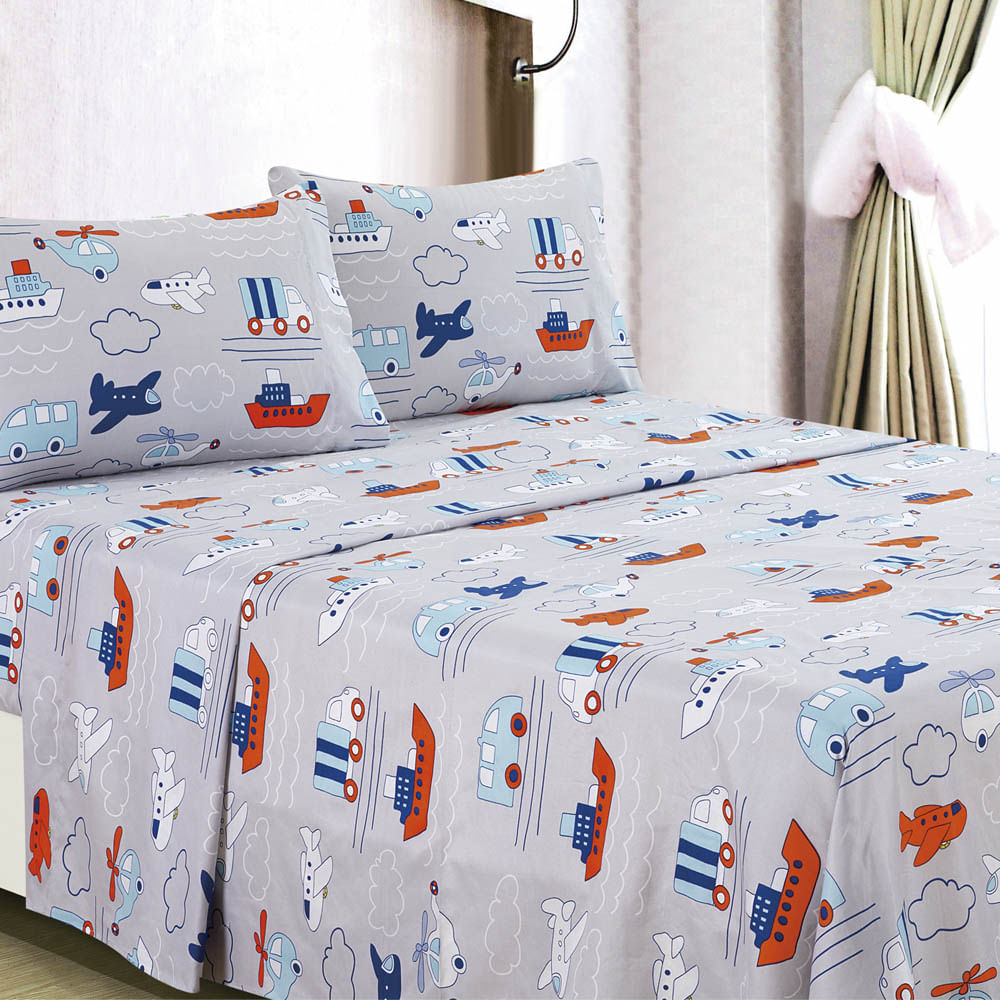 Juego de Sábana Boat Home Accents Microfibra de 4 Piezas - Queen