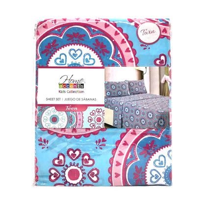 Juego de Sábana Teen Infantil Home Accents de 3 Piezas - Twin