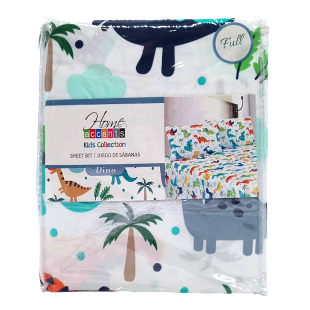 Juego de Sábanas Dinosaurio Home Accents - FULL