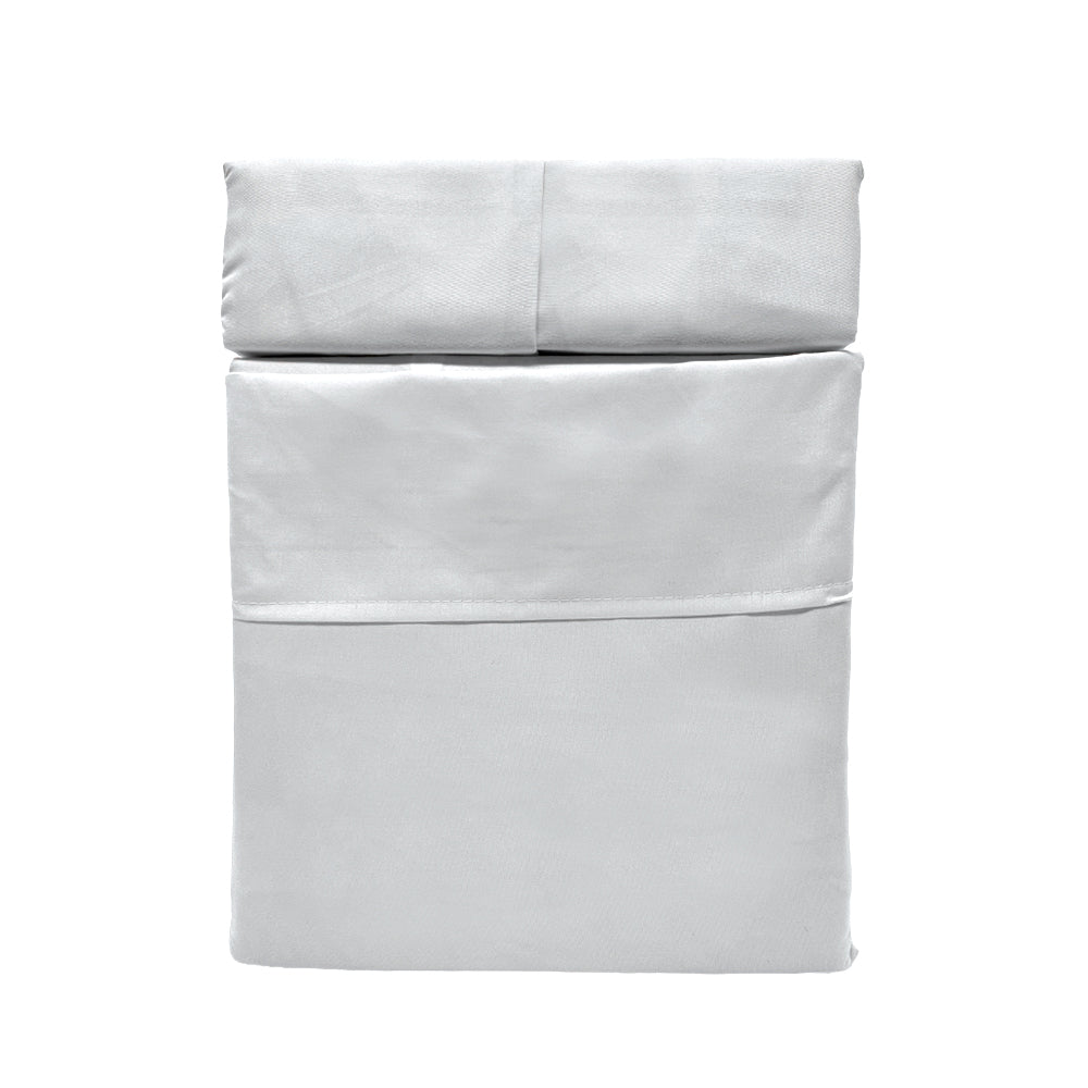 Juego de Sábana Lisa Twin Hotel Set de 4 Piezas - Blanca