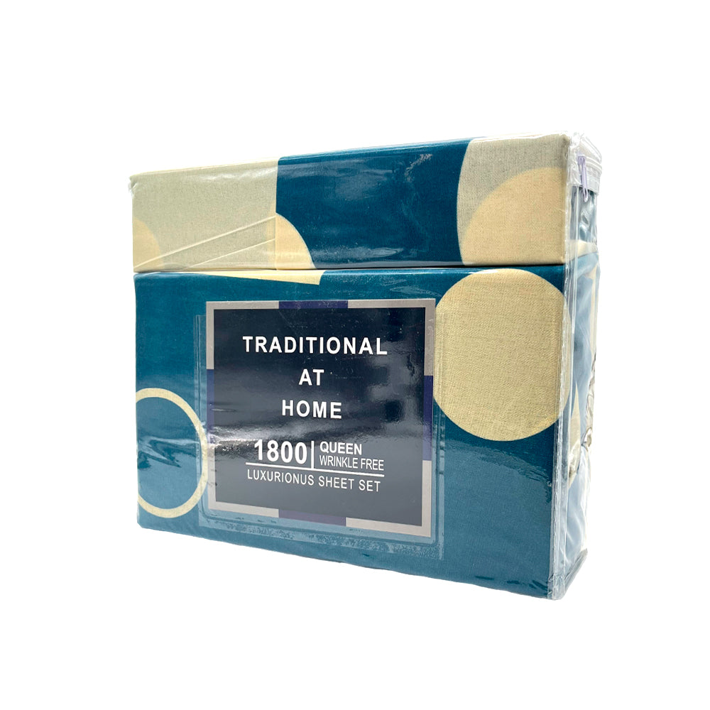 Juego de Sábanas Queen / Hotel Suites / Set de 4 Piezas / Estampada / Surtido