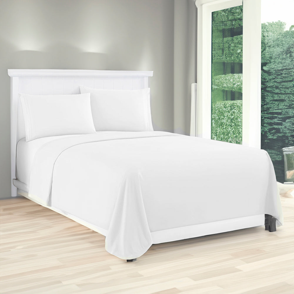 Sabana Twin 4 Piezas Lord Club Blanco-Lisa