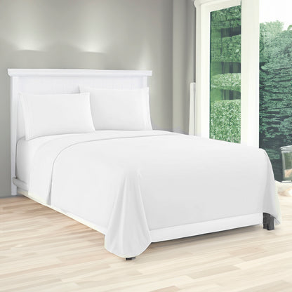 Sabana Twin 4 Piezas Lord Club Blanco-Lisa