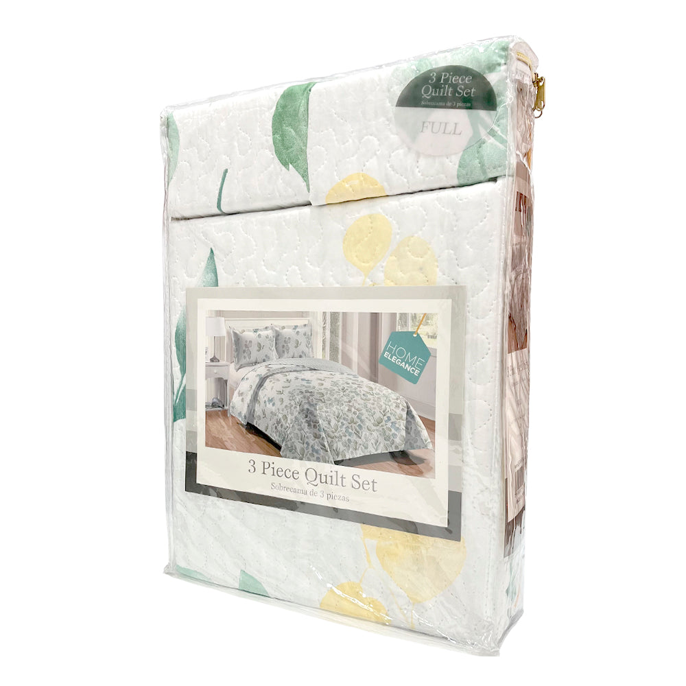 Sobrecama Full Home Elegance Set 3 Piezas / Estampada / Surtida