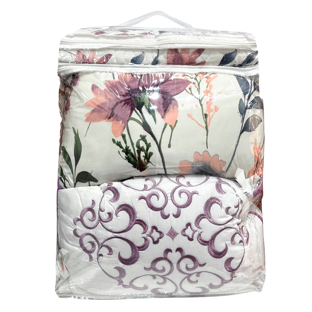 Juego de sobrecama Queen Liverpool 5 piezas Luxury