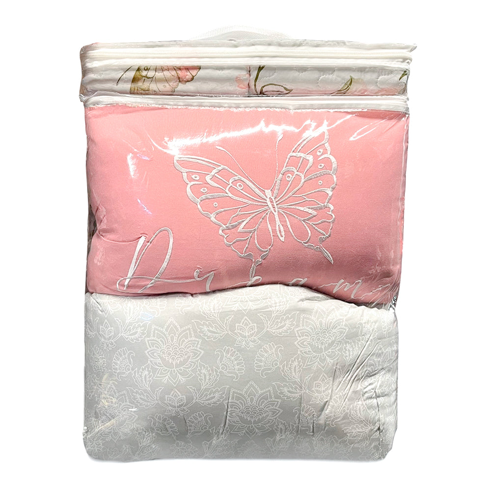 Juego de sobrecama Queen Charlize 5 piezas Luxury