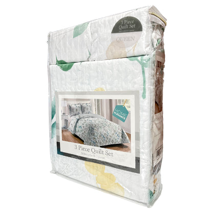 Sobrecama Queen Home Elegance Set 3 Piezas / Estampada / Surtida