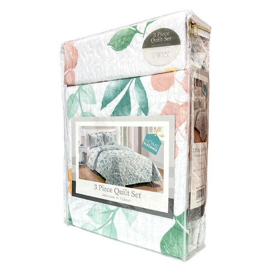Sobrecama Twin Home Elegance Set 2 Piezas / Estampada / Surtida