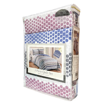 Sobrecama Twin Home Elegance Set 2 Piezas / Estampada / Surtida