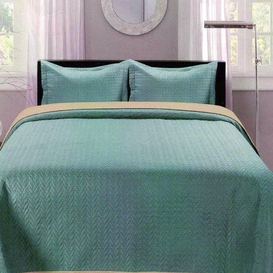 Sobrecama Reversible Home Accents Set de 2 Piezas - TWIN