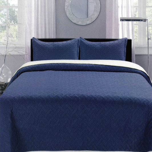 Sobrecama Reversible Home Accents Set de 2 Piezas - TWIN