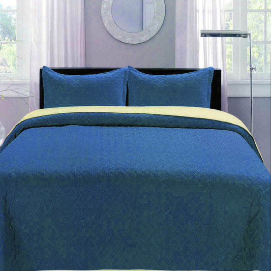 Sobrecama Reversible Home Accents Set de 3 Piezas - FULL