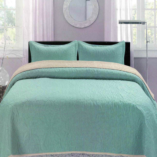Sobrecama Reversible Home Accents Set de 3 Piezas - FULL
