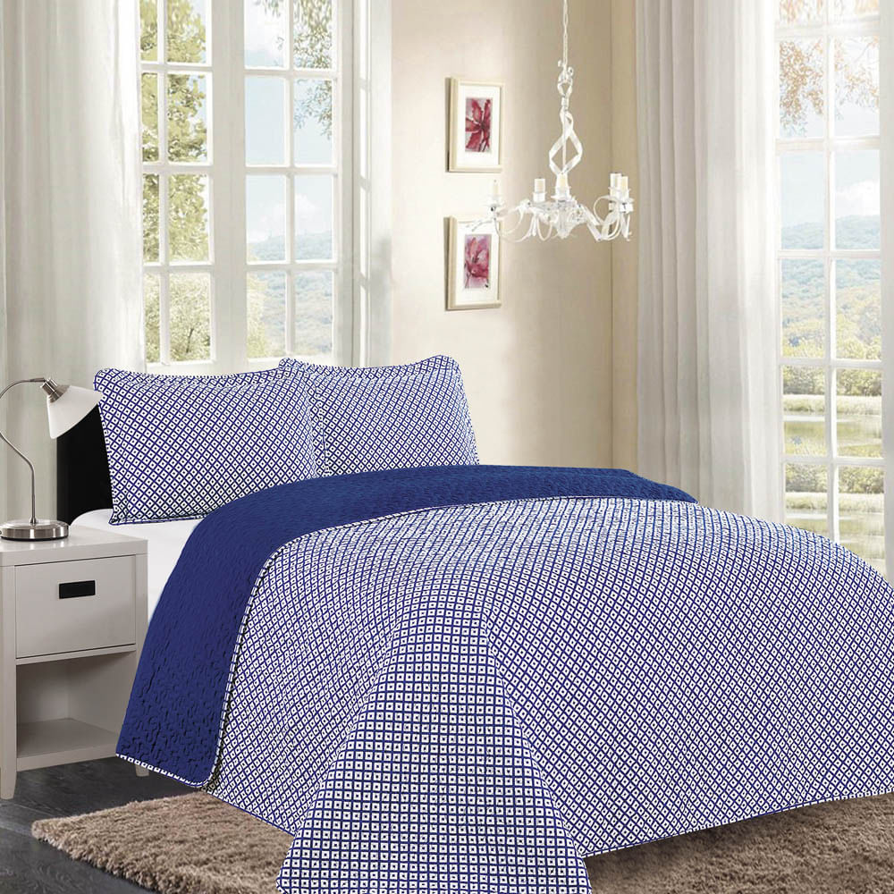Sobrecama Royal Home Accents Set de 3 Piezas - QUEEN