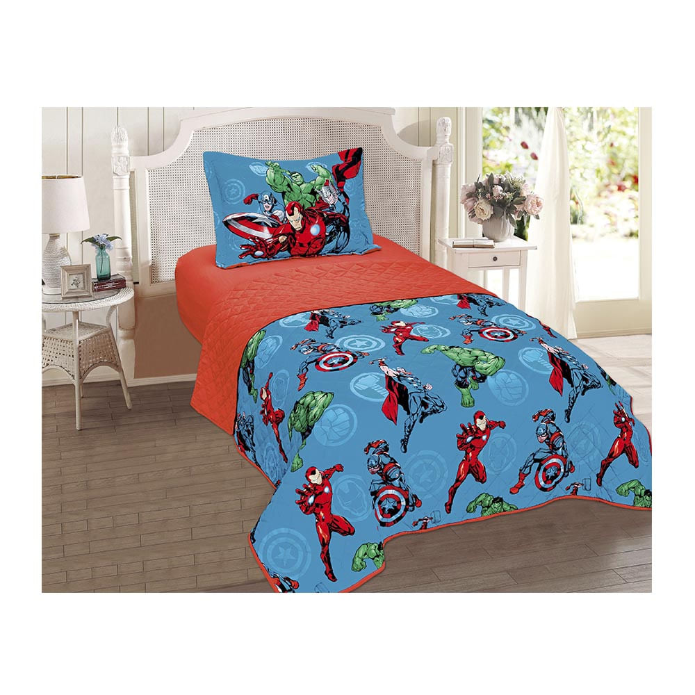 Sobrecama Avengers Infantil de 2 Piezas - TWIN