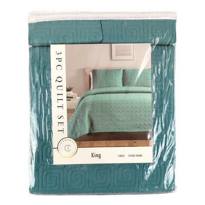 SOBRECAMA KING ETTORI 3PZA TEAL