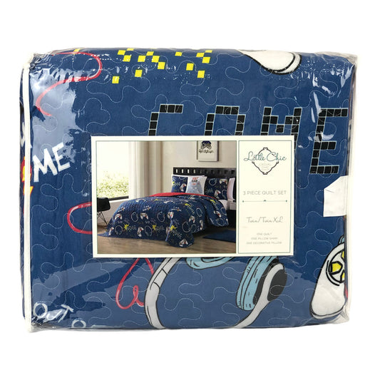 Sobrecama Sl Home Fashion Infantil Game 3 Piezas Azul - Twin