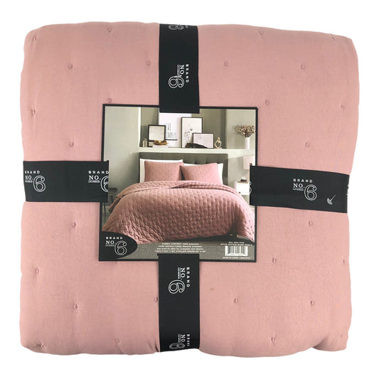 Sobrecama Sl Home Fashion Matisse 3 Piezas Rosa - King