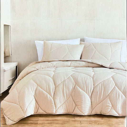 Sobrecama Bailee Sand Sl Home Fashion Set 3 Piezas - King