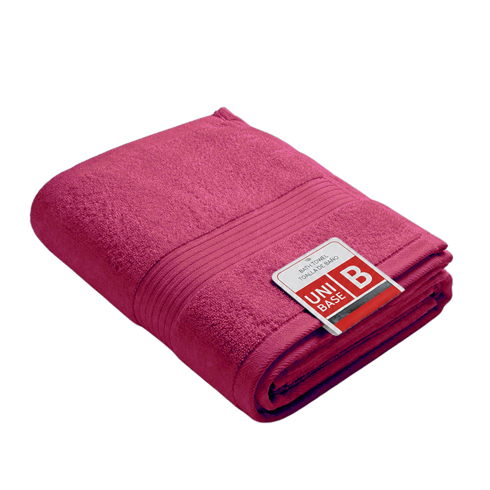 Toalla De Baño Ibiza 27” X 54” Hot Pink - Unibase