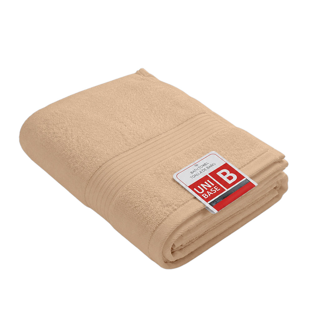 Toalla De Baño Ibiza 27” X 54” Taupe - Unibase