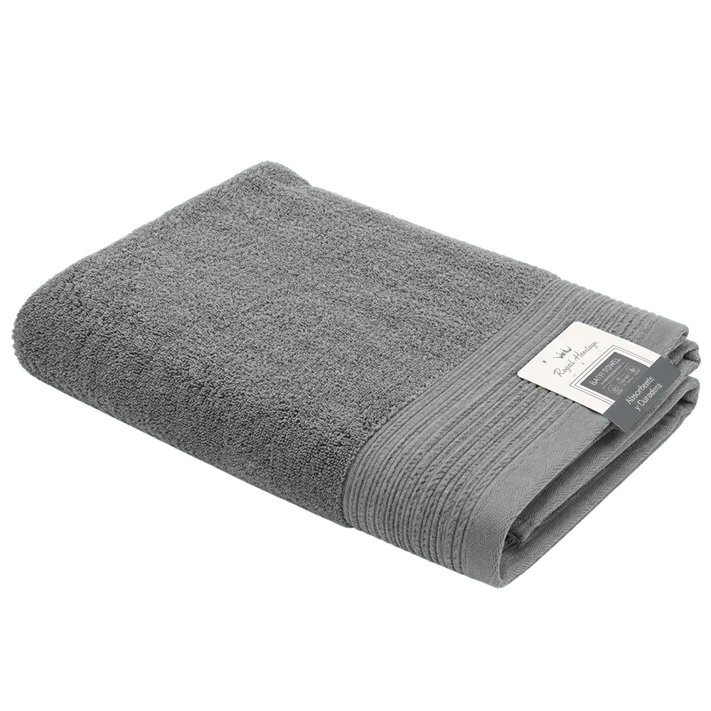 Toalla De Baño Valencia 76 CM X 152 CM Grey - Royal Heritage