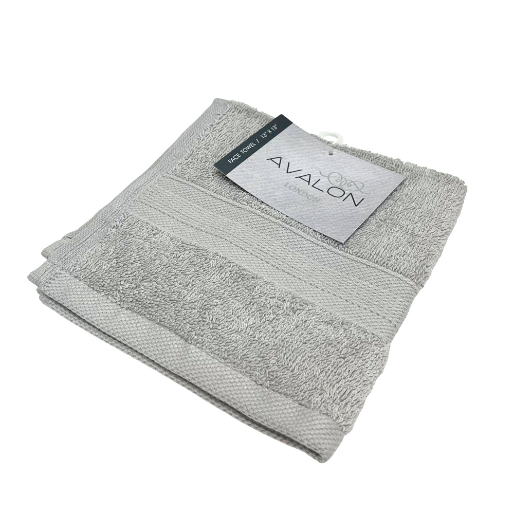 Toalla De Cara London 13” X 13” Silver - Avalon