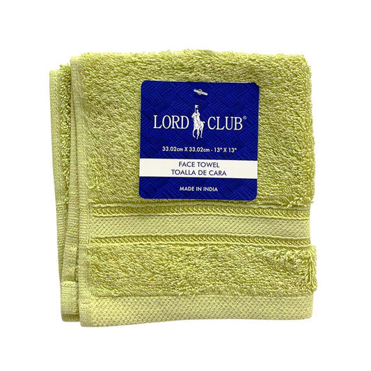 Toalla De Cara Marbella 13” X 13” Olive-1 - Lord Club