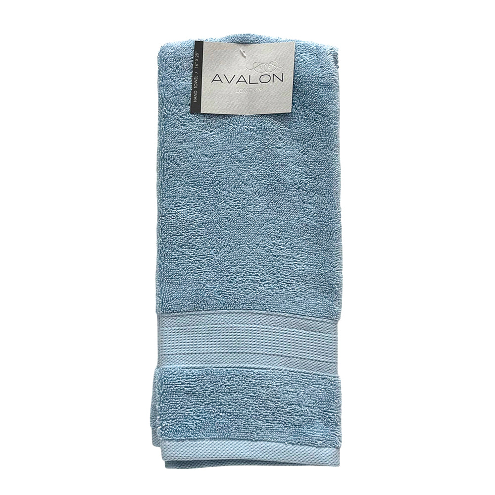 Toalla De Mano London 16” X 28” Celeste - Avalon