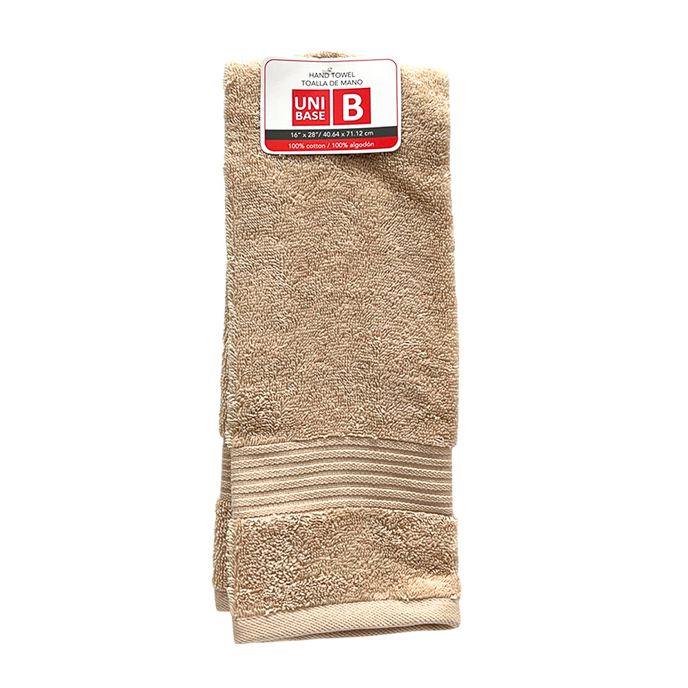 Toalla De Mano Ibiza 16” X 28” Sand - Unibase