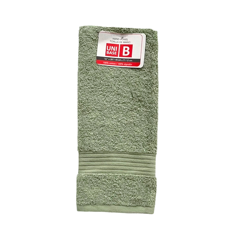 Toalla De Mano Ibiza 16” X 28” Sage - Unibase