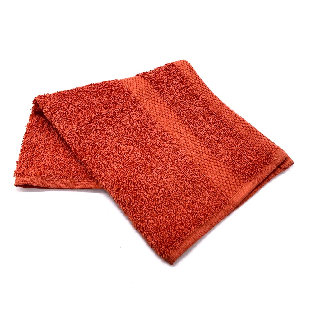 Toalla De Cara Home Elegance Mystic 13" x 13" de 2 Piezas - Naranja