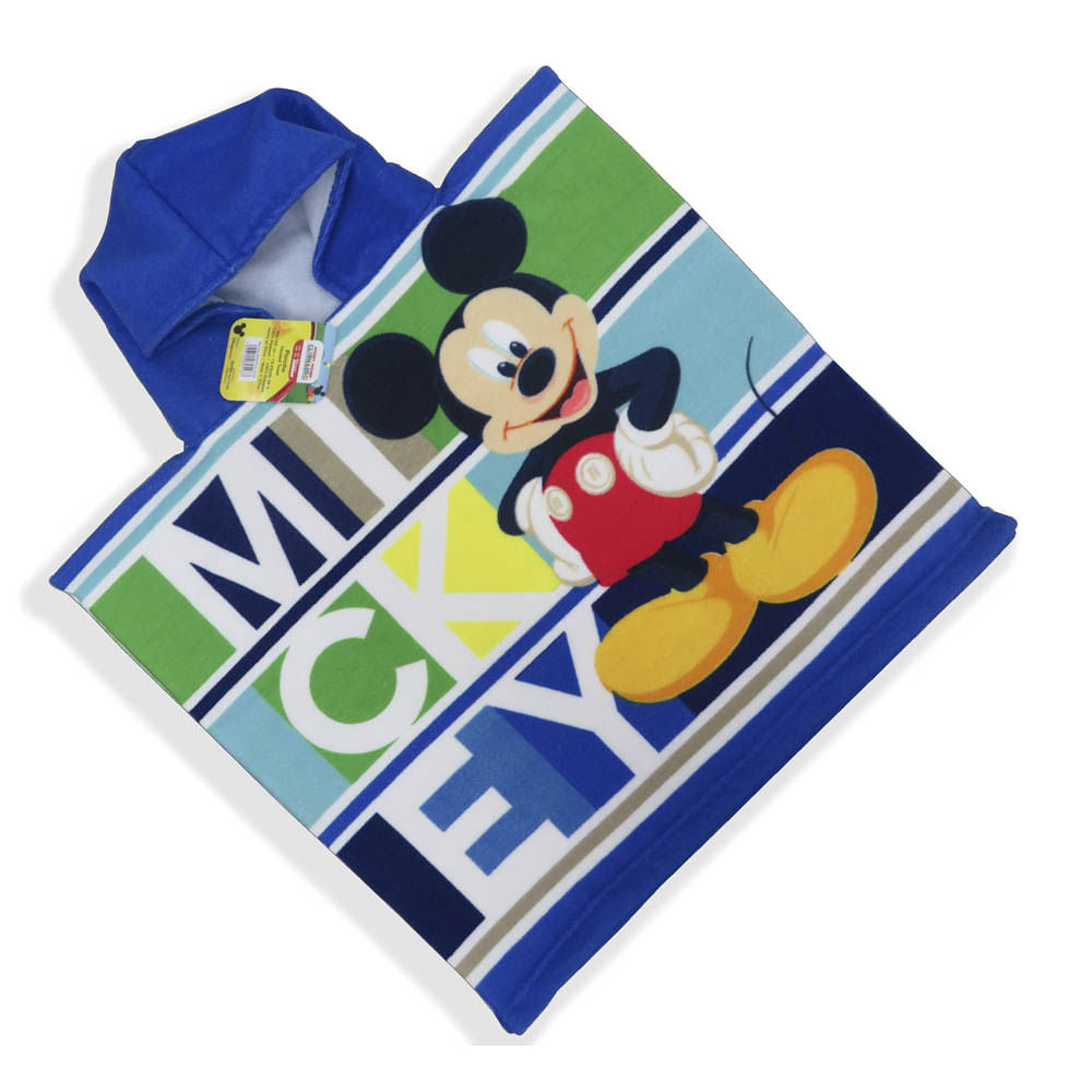 Toalla de Baño Mickey Disney Con Capucha 50 cm x 100 cm