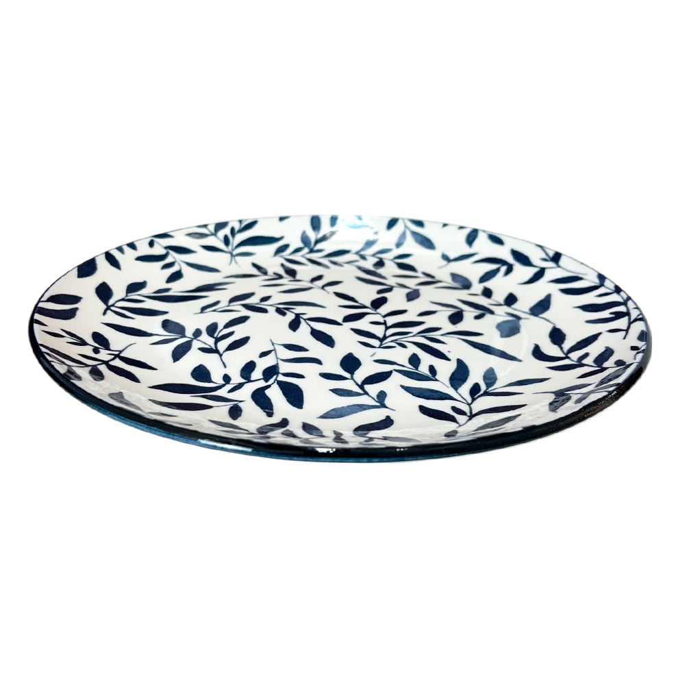 Plato Llano Koopman de Porcelana / 10" / Estampado