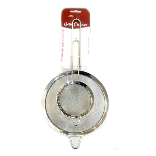 Coladores Betty Crocker Acero Inoxidable 2 Piezas
