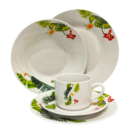 Vajilla de Porcelana Home Elegance / 20 Piezas / Surtida