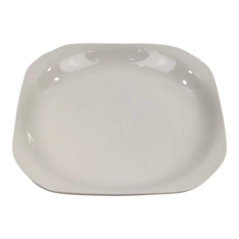 Plato LLano Home Elegance de Ceramica 10.5" - Blanco