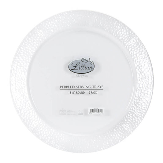 Bandeja Desechable Lillian Plástico de 2 Piezas