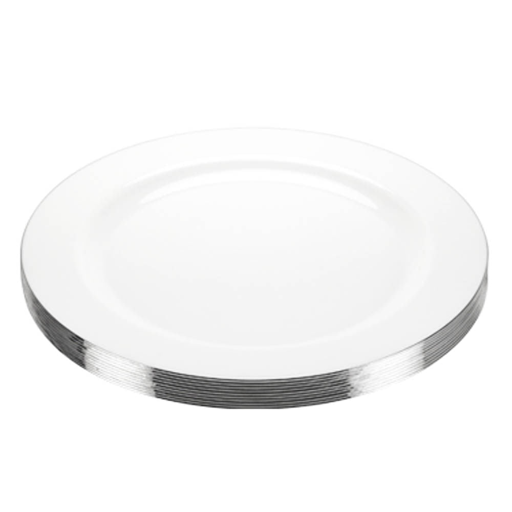Platos LLanos Desechables Lillian 7.5" Plástico de 10 Piezas