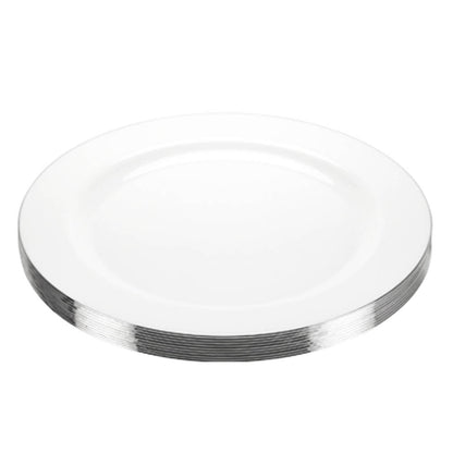 Platos LLanos Desechables Lillian 7.5" Plástico de 10 Piezas