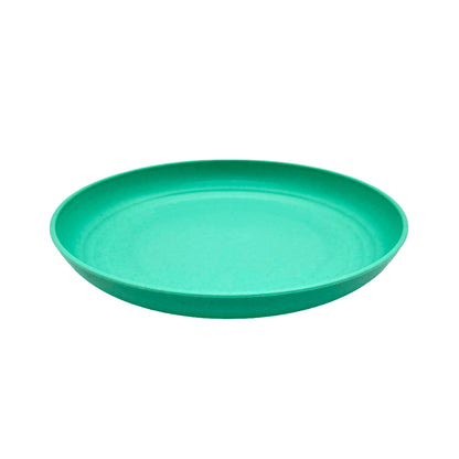 Plato Llano Plastico 26 California 8" Verde