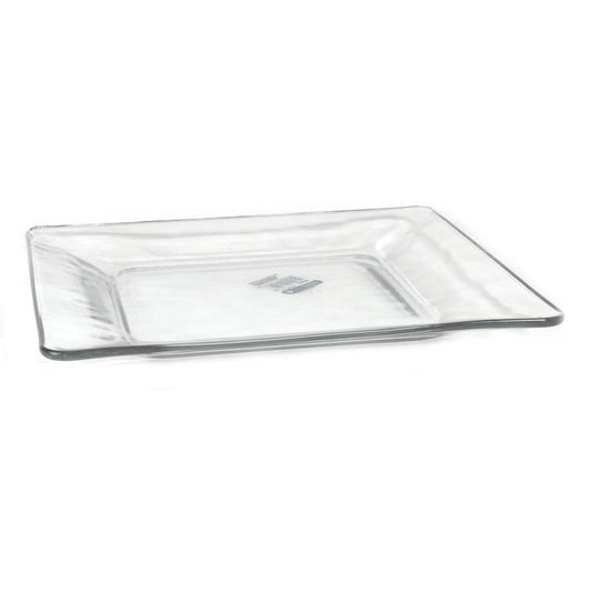 Plato Libbey De Vidrio Cuadrado