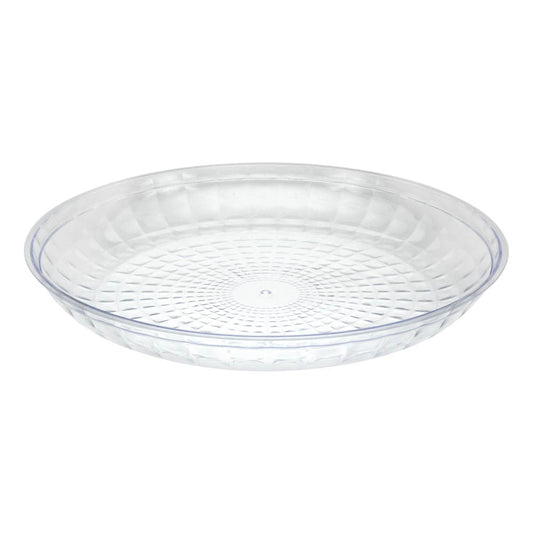 Bandeja Desechable Lillian de Plástico 12" Redondo