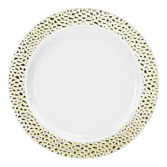 Platos Llanos Desechables Lillian de 10" de 10 Piezas