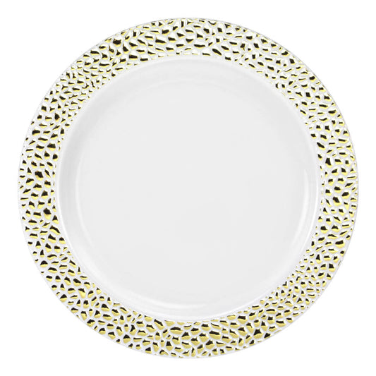 Platos Llanos Desechables Lillian 7" Plástico de 10 Piezas