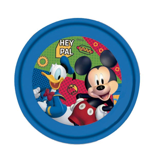 Plato Llano Plástico Mickey