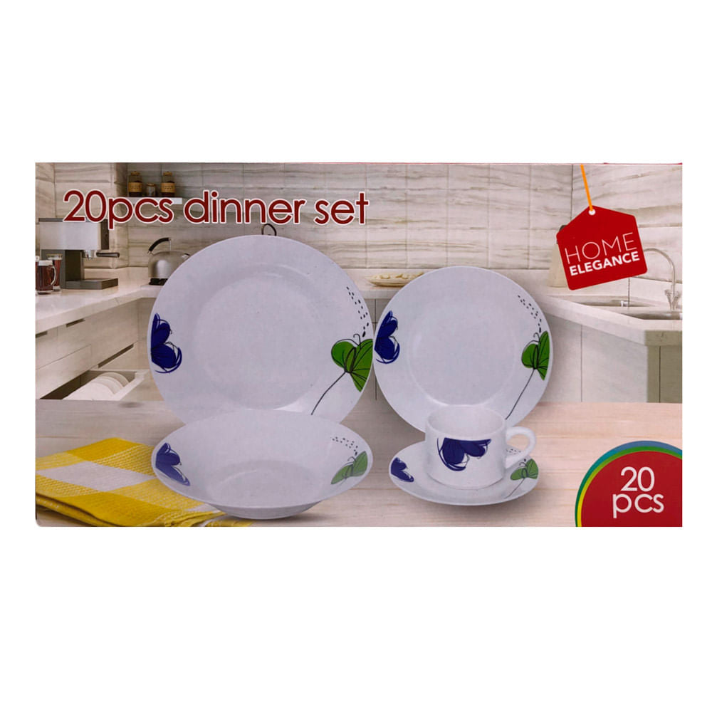 Juego de Vajilla Home Elegance Cerámica 20 Piezas