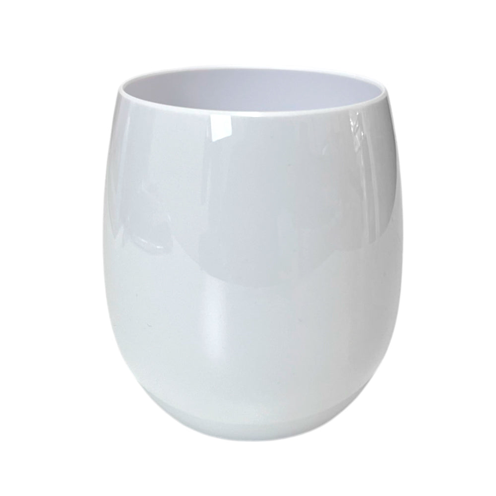 Vaso Plástico 12 Onzas Lillian 6 Piezas / Blanco